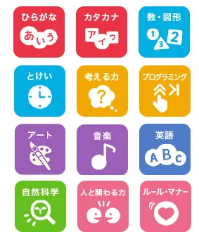 じゃんぷタッチで扱う12の学び