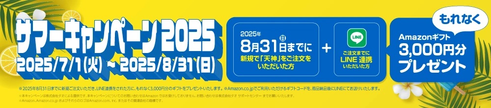 天神サマーキャンペーン2025