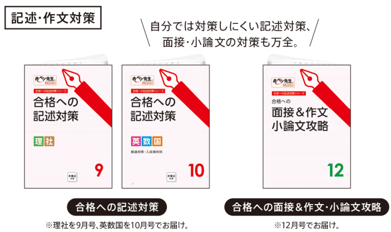 赤ペン先生の添削指導「記述・作文対策」